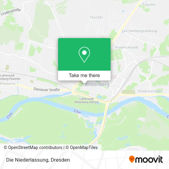 Карта Die Niederlassung