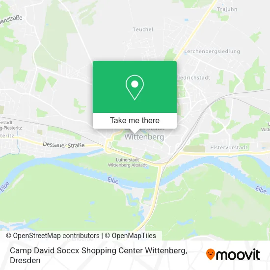 Карта Camp David Soccx Shopping Center Wittenberg