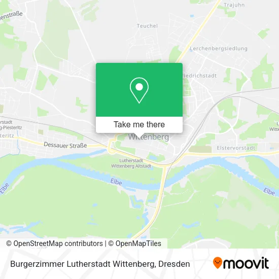 Карта Burgerzimmer Lutherstadt Wittenberg