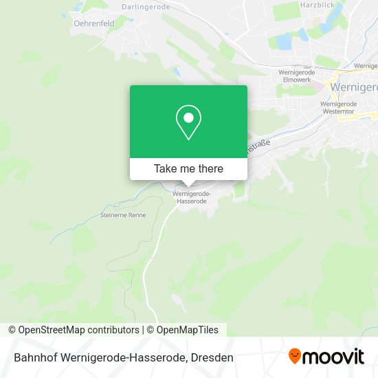 Карта Bahnhof Wernigerode-Hasserode