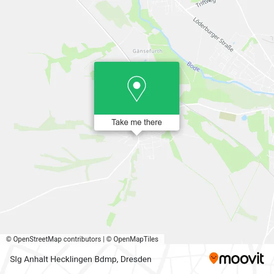 Карта Slg Anhalt Hecklingen Bdmp