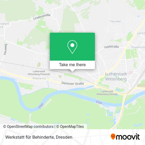 Карта Werkstatt für Behinderte