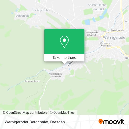 Карта Wernigeröder Bergchalet