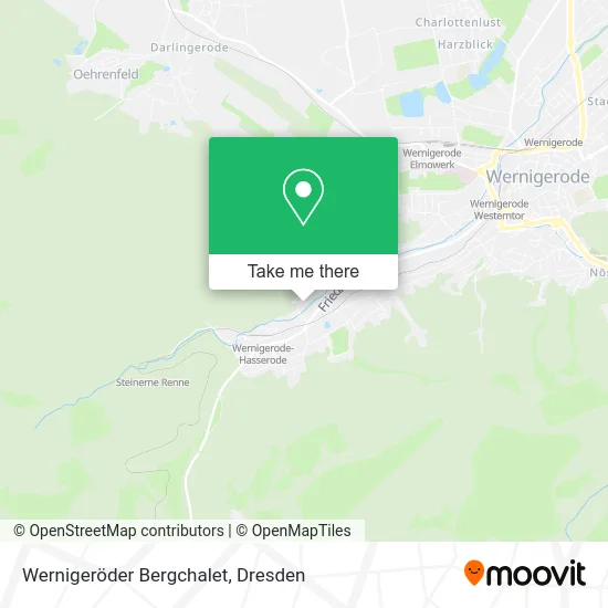 Карта Wernigeröder Bergchalet