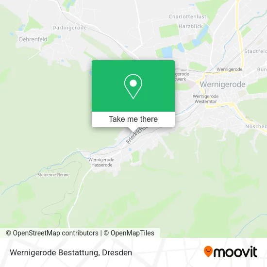 Карта Wernigerode Bestattung