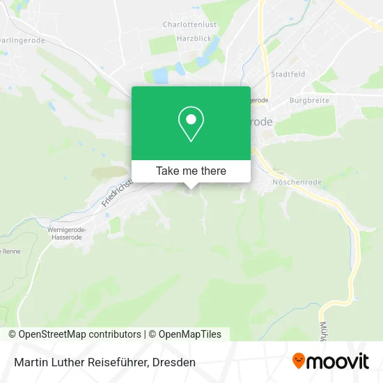 Карта Martin Luther Reiseführer