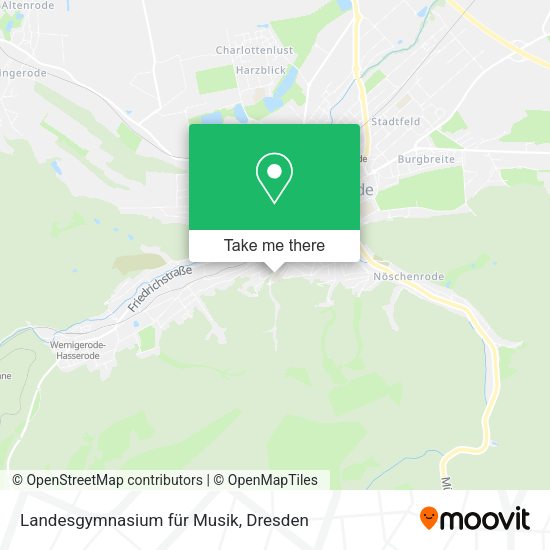 Карта Landesgymnasium für Musik