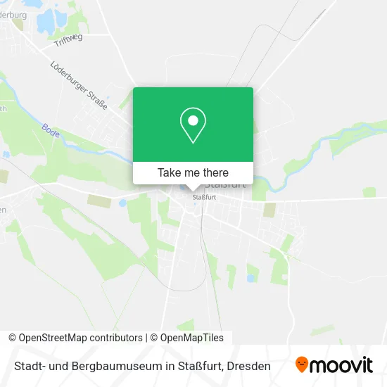 Карта Stadt- und Bergbaumuseum in Staßfurt
