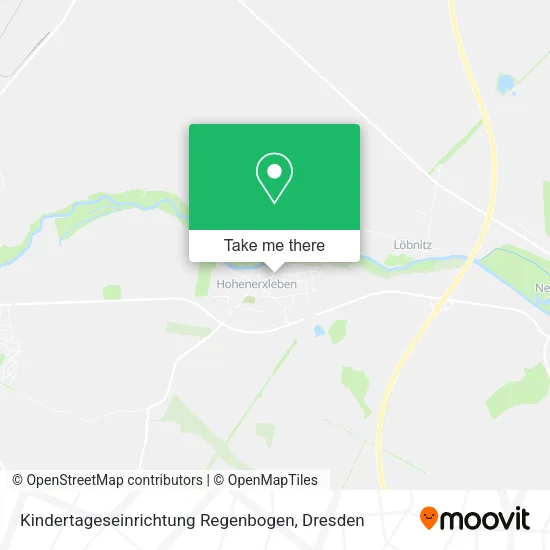 Карта Kindertageseinrichtung Regenbogen