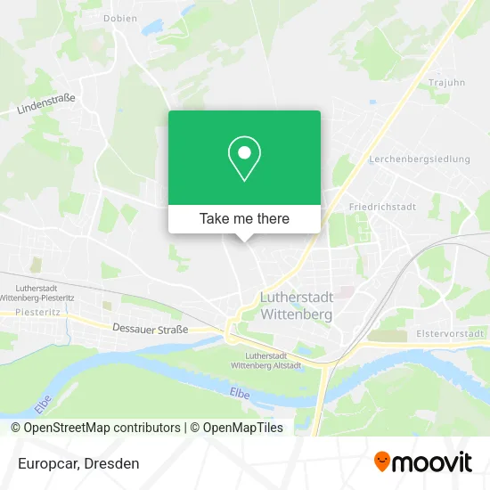 Карта Europcar