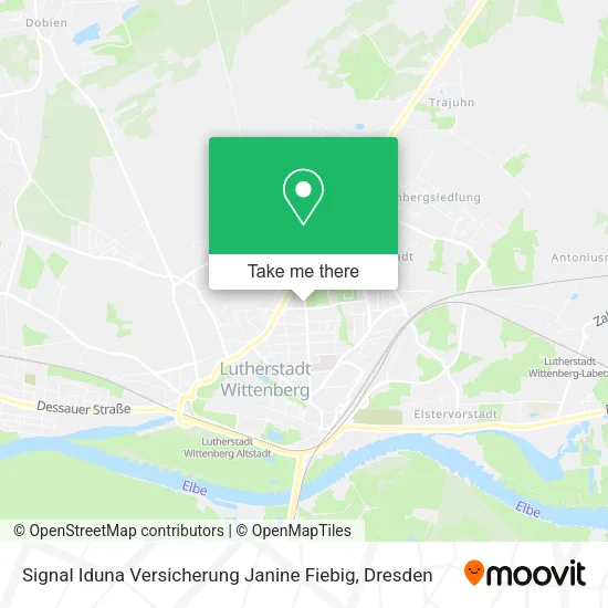 Карта Signal Iduna Versicherung Janine Fiebig