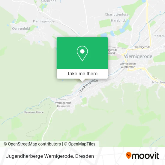 Карта Jugendherberge Wernigerode