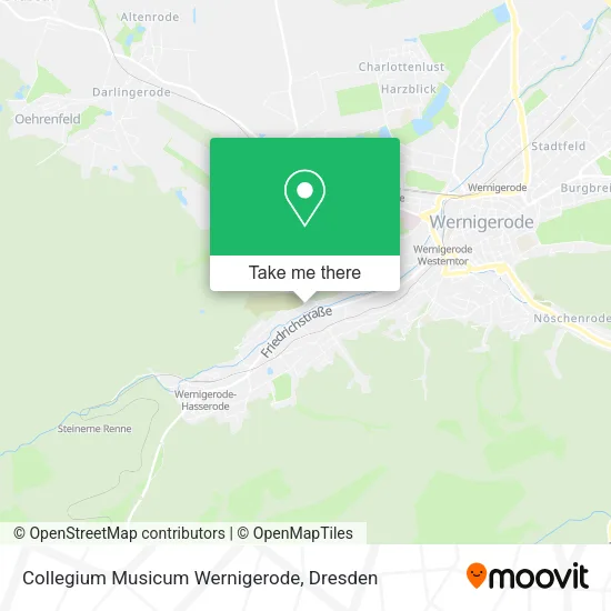 Карта Collegium Musicum Wernigerode
