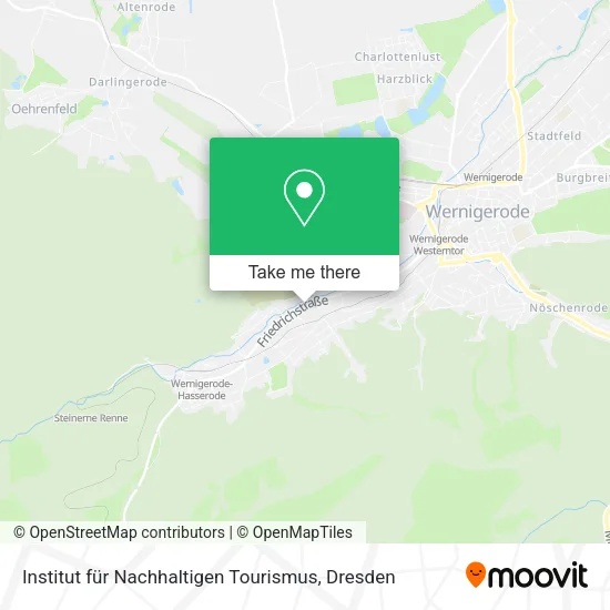 Карта Institut für Nachhaltigen Tourismus