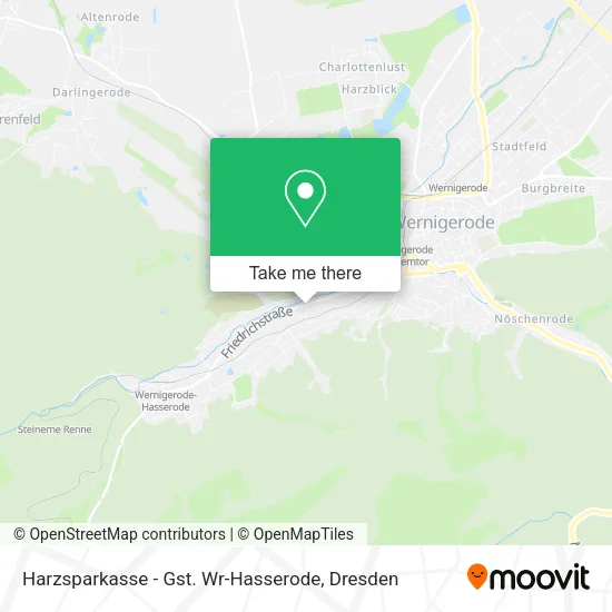 Карта Harzsparkasse - Gst. Wr-Hasserode