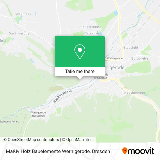 Карта Maßiv Holz Bauelemente Wernigerode