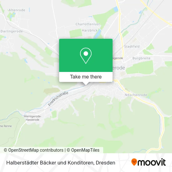 Карта Halberstädter Bäcker und Konditoren