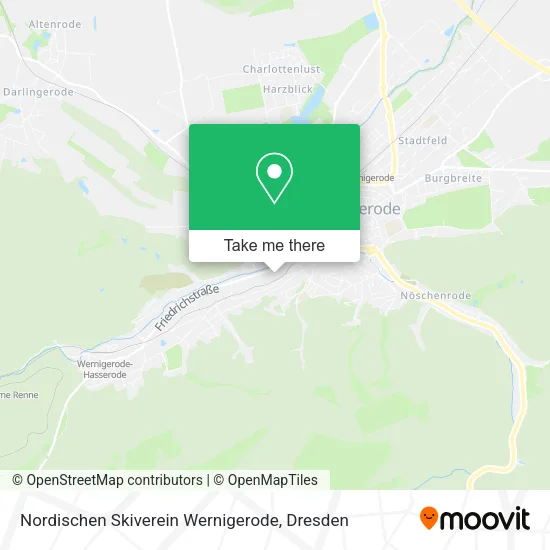 Карта Nordischen Skiverein Wernigerode