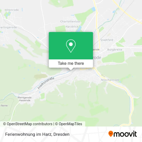 Карта Ferienwohnung im Harz