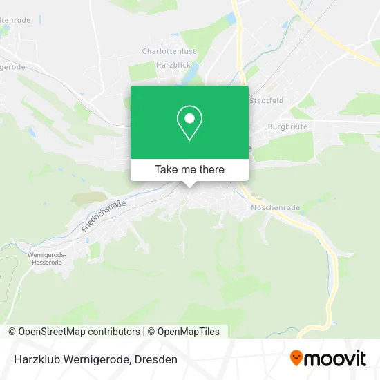 Карта Harzklub Wernigerode