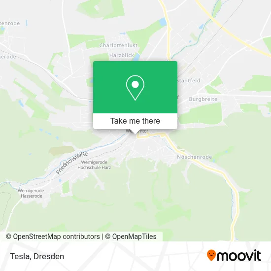 Tesla map