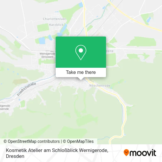 Карта Kosmetik Atelier am Schloßblick Wernigerode