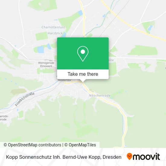 Карта Kopp Sonnenschutz Inh. Bernd-Uwe Kopp