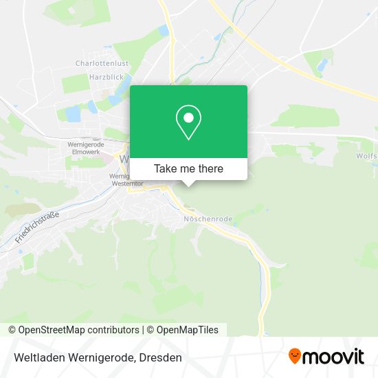 Карта Weltladen Wernigerode