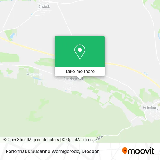 Карта Ferienhaus Susanne Wernigerode
