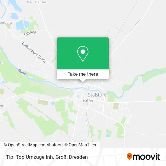 Карта Tip- Top Umzüge Inh. Groß