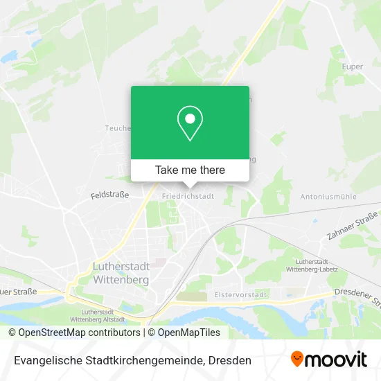 Карта Evangelische Stadtkirchengemeinde