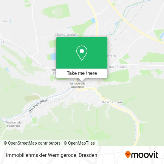 Карта Immobilienmakler Wernigerode