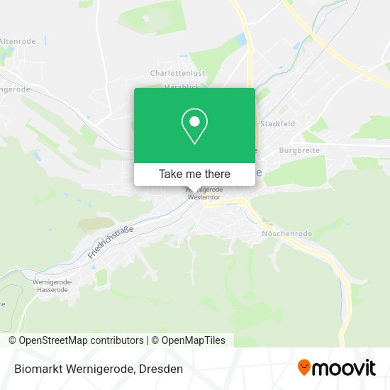 Карта Biomarkt Wernigerode