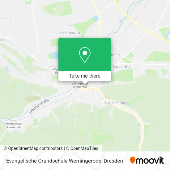 Карта Evangelische Grundschule Werningerode