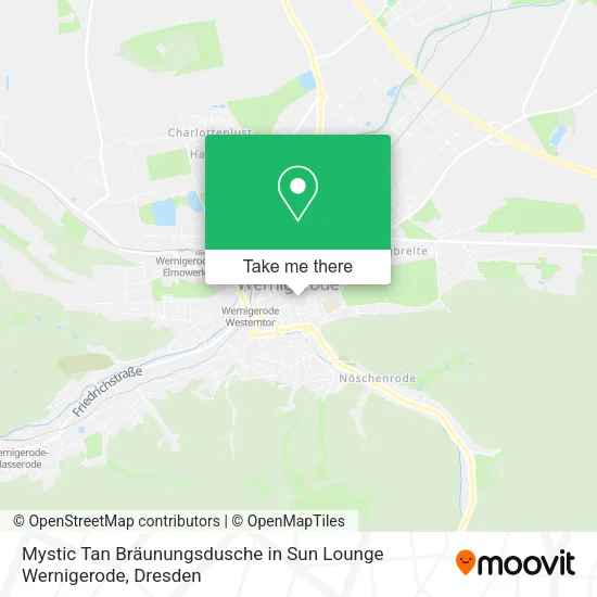 Карта Mystic Tan Bräunungsdusche in Sun Lounge Wernigerode