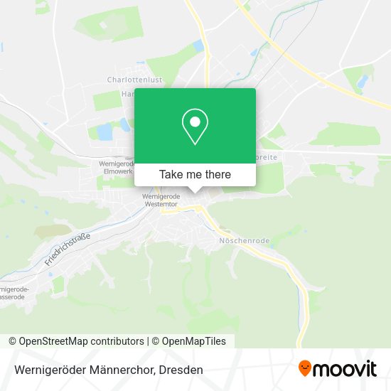 Карта Wernigeröder Männerchor
