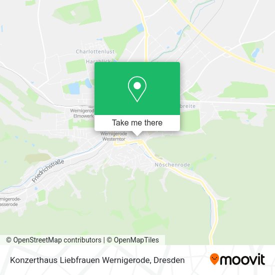 Карта Konzerthaus Liebfrauen Wernigerode
