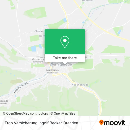 Карта Ergo Versicherung Ingolf Becker