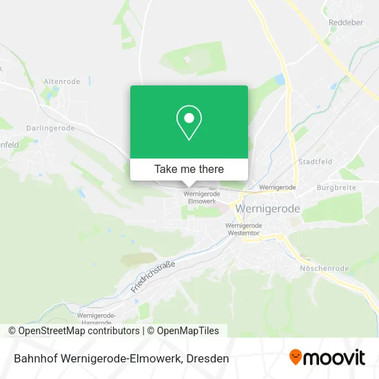 Карта Bahnhof Wernigerode-Elmowerk