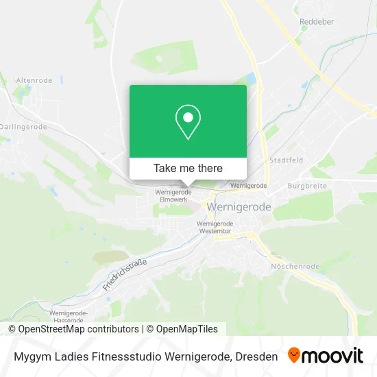 Карта Mygym Ladies Fitnessstudio Wernigerode
