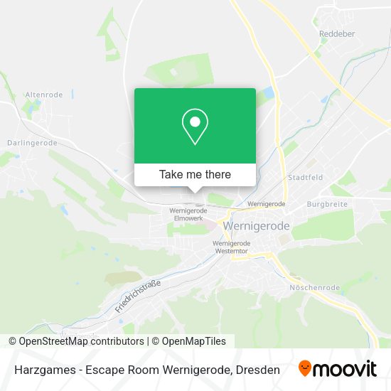Карта Harzgames - Escape Room Wernigerode