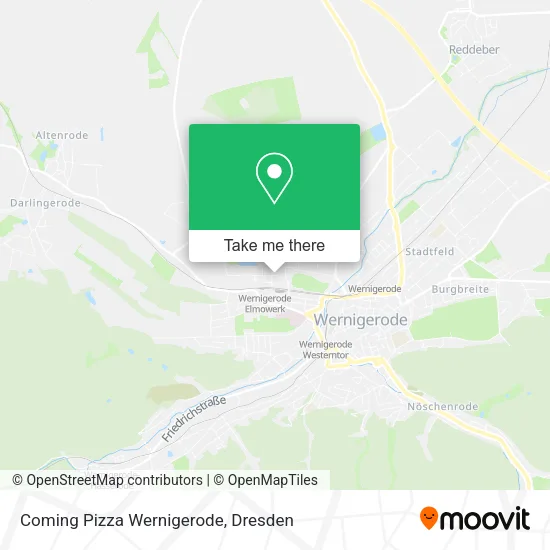 Карта Coming Pizza Wernigerode