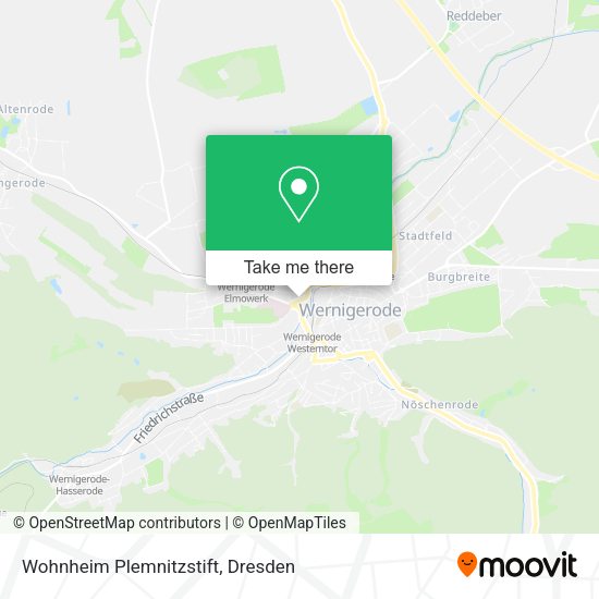 Карта Wohnheim Plemnitzstift