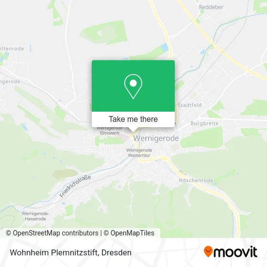 Карта Wohnheim Plemnitzstift