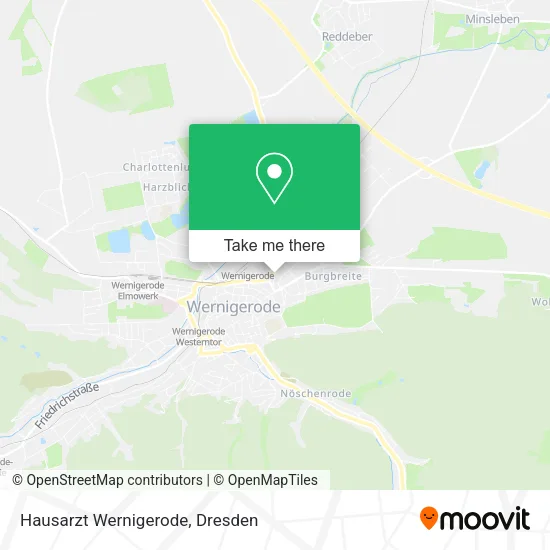 Карта Hausarzt Wernigerode