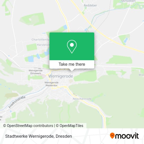 Карта Stadtwerke Wernigerode