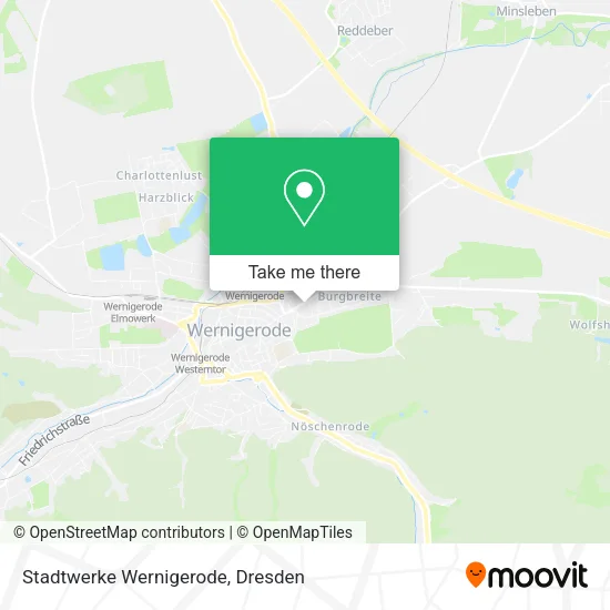 Карта Stadtwerke Wernigerode