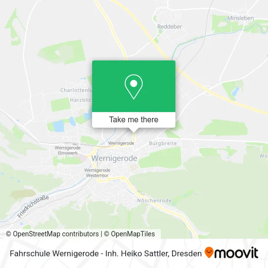 Карта Fahrschule Wernigerode - Inh. Heiko Sattler
