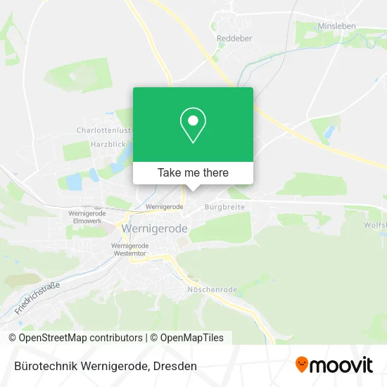 Карта Bürotechnik Wernigerode