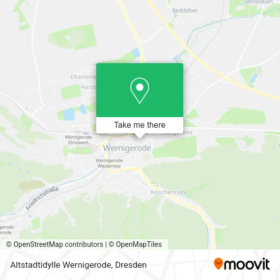 Карта Altstadtidylle Wernigerode
